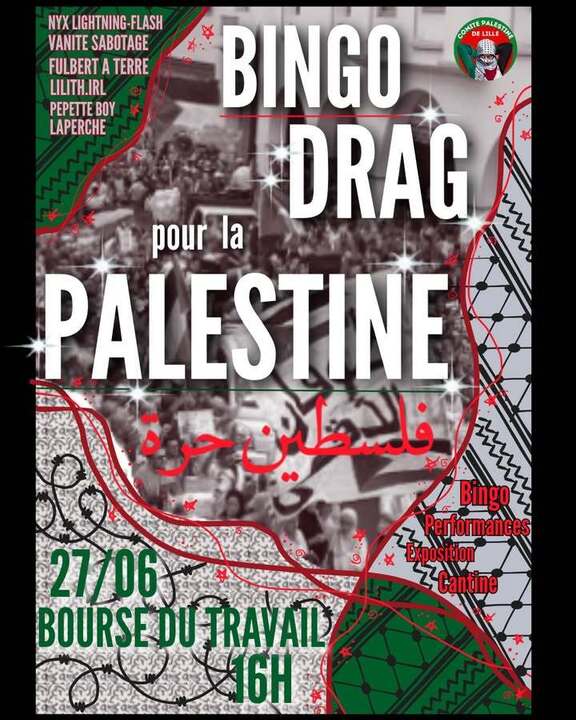 Bingo Drag pour la Palestine